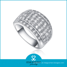 Anel de prata da forma da jóia do casamento para o homem (SH-R0058)